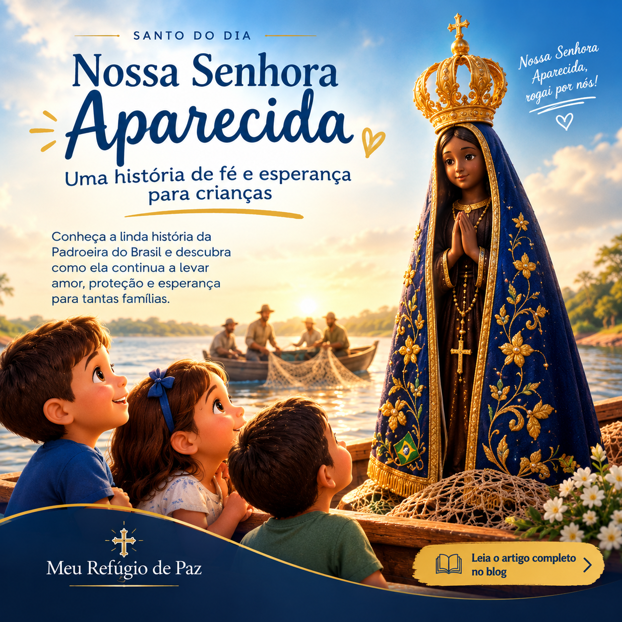 Nossa Senhora Aparecida: Uma História de Fé e Esperança para Crianças