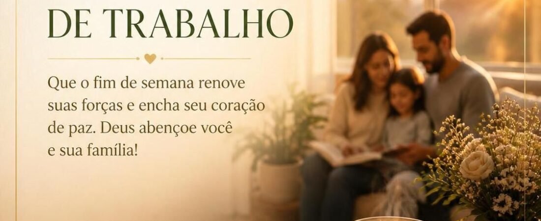 Gratidão por Mais uma Semana de Trabalho